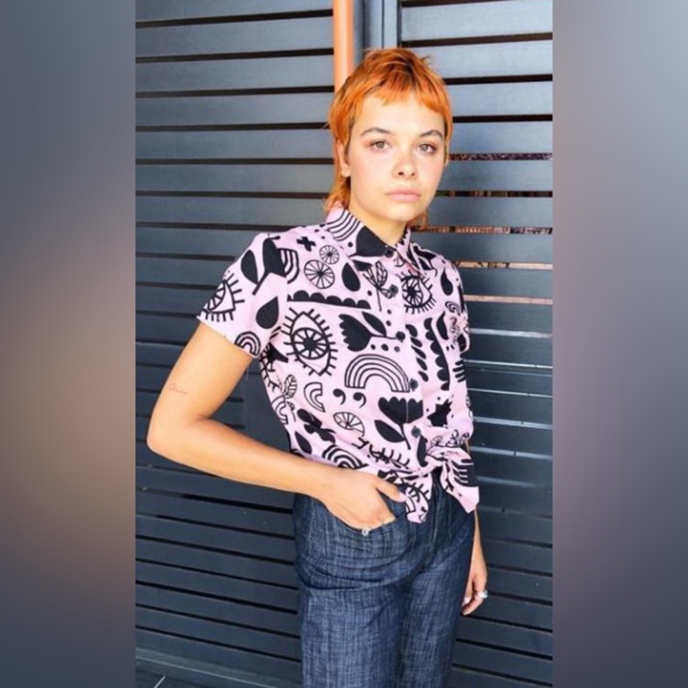 NOOWORKS Joyce Shirt - Pink Flash